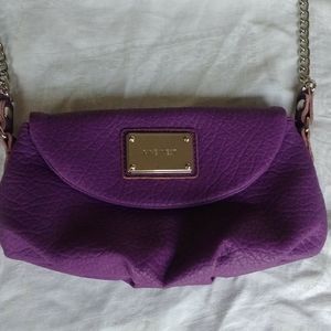 Nine West Purple mini cross body convertible bag purse